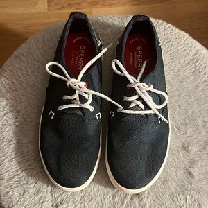 Sperry Top Slider Size 5 Boys (washable) Navy Blue
